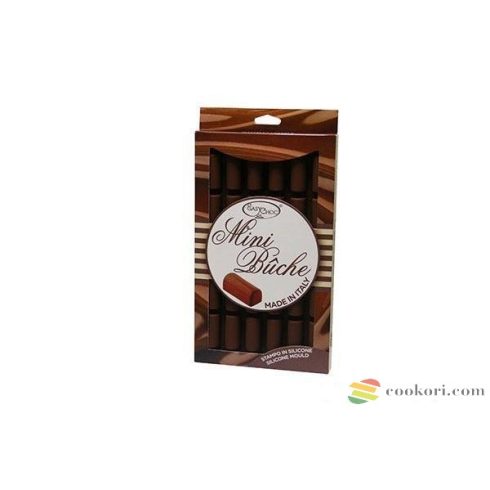 Silikomart "Mini buche" szilikon forma, 30db.os