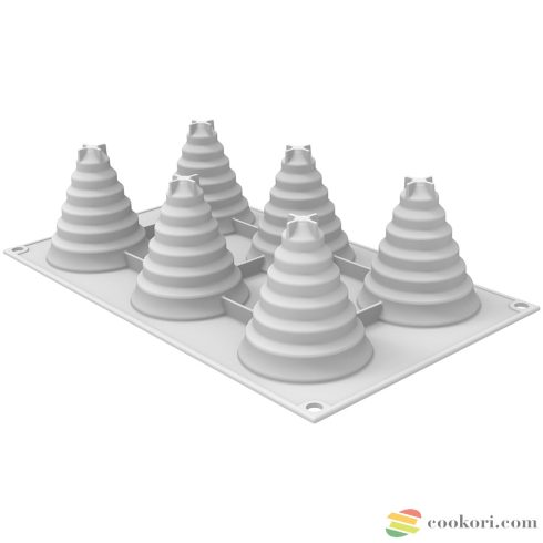 Silikomart Sapin Magique silicon mould 6pcs