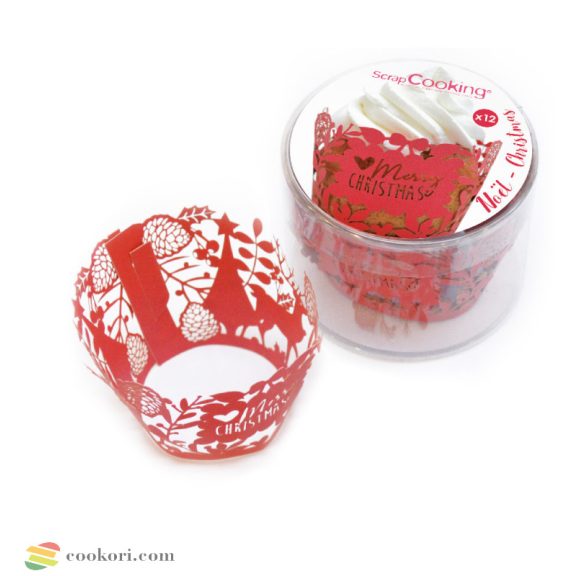 Scrapcooking Karácsonyi muffin gyűrű, 12db
