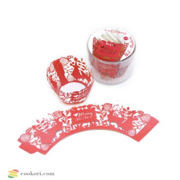 Scrapcooking Karácsonyi muffin gyűrű, 12db