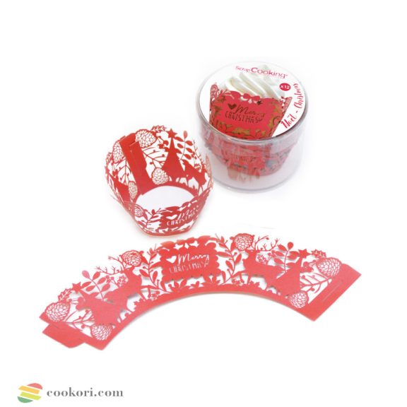 Scrapcooking Karácsonyi muffin gyűrű, 12db