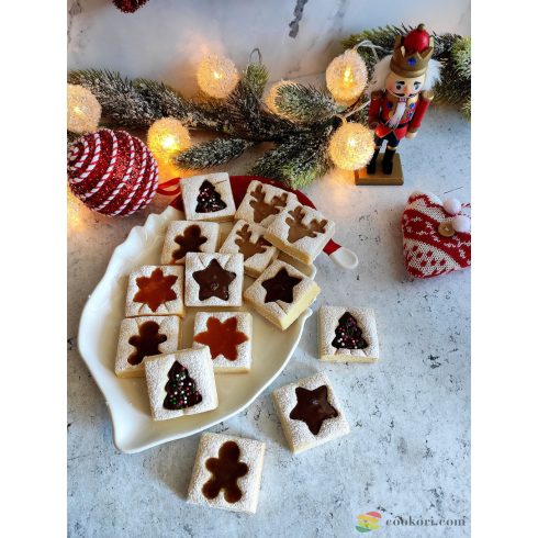 Silikomart "Voila Cookie" karácsonyi kiszúró és sütőrács
