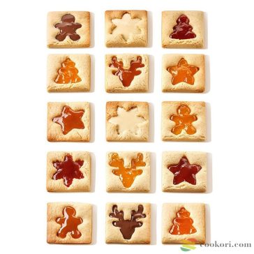   Silikomart "Voila Cookie" karácsonyi kiszúró és sütőrács