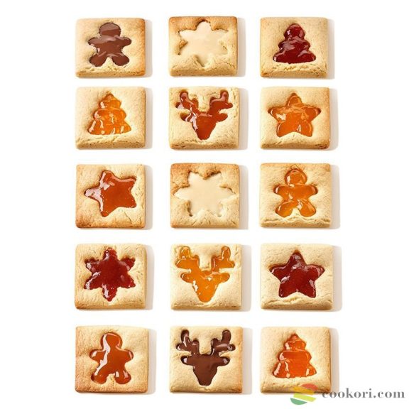 Silikomart "Voila Cookie" karácsonyi kiszúró és sütőrács