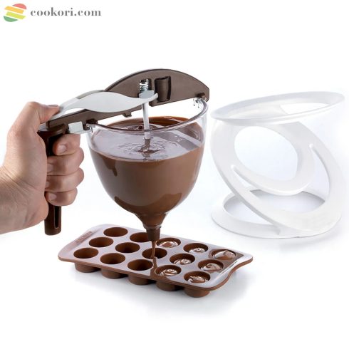 Silikomart "Funnel Choc" csokoládé adagoló tölcsér (Acc086)