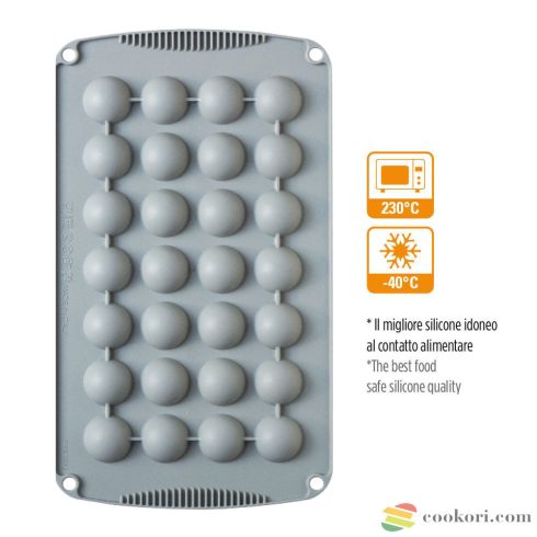 Decora Félgömb forma (3x1,5cm), 28db-os