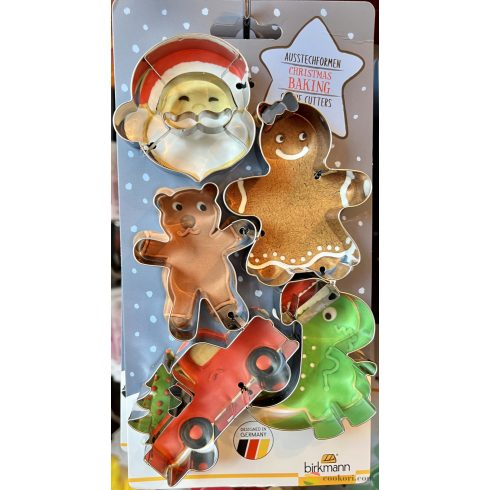 Birkmann Cookie cutter set on cardbord, Santa