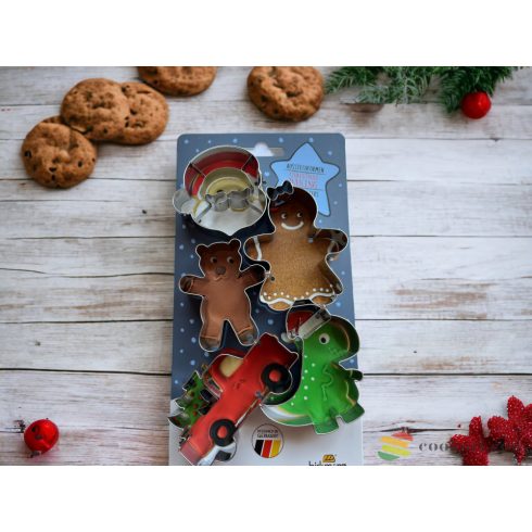 Birkmann Cookie cutter set on cardbord, Santa