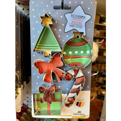 Birkmann Cookie cutter set on cardbord, Christmas tree