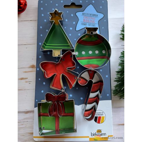 Birkmann Cookie cutter set on cardbord, Christmas tree