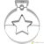 Birkmann Cookie cutter ball, star, 6cm
