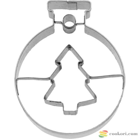 Birkmann Cookie cutter ball, Christmas tree, 6cm