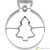 Birkmann Cookie cutter ball, Christmas tree, 6cm