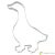 Birkmann Cookie cutter goose XXL, 16cm