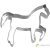Horse tin plate