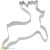 Birkmann Cookie cutter reindeer 6,5cm