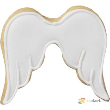 Angel wing cookie cutter