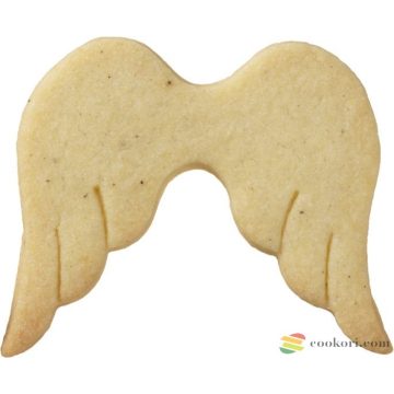 Angel wing cookie cutter