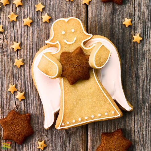 Angel wing cookie cutter