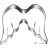 Angel wing cookie cutter