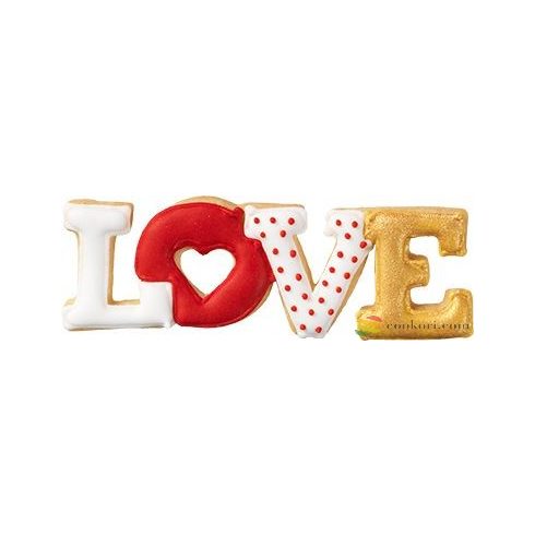 Birkmann Cookie cutter " Love" lettering 11cm