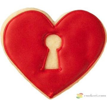 Birkmann Kiszúró szív kulcslyukkal,  7cm