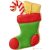 Birkmann Cookie cutter Christmas sock, 9cm
