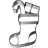 Birkmann Cookie cutter Christmas sock, 9cm