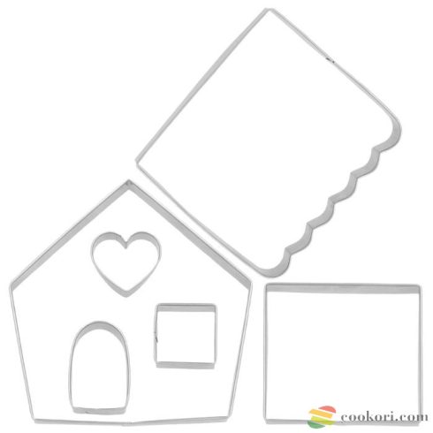 Birkmann Cookie cutter set, gingerbread house 6pcs
