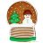 Birkmann Cookie cutter globe, 8cm