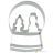 Birkmann Cookie cutter globe, 8cm