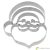 Birkmann Cookie cutter Santa Claus head, 6cm