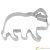 Birkmann Cookie cutter Christmas polar bear 9cm