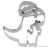 Birkmann Cookie cutter Christmas T-Rex 8cm