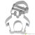 Birkmann Cookie cutter Christmas pinguin 8cm