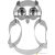 Birkmann Owl cookie cutter 6cm
