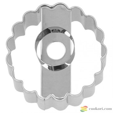   Birkmann kétoldalas kerek „Welser” linzer kiszúró forma, 5 cm