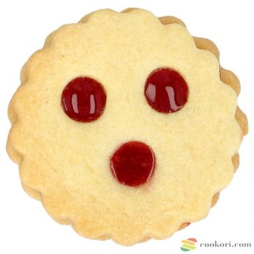   Birkmann kétoldalas pöttyös (3-lyukú) linzer kiszúró forma, 5 cm