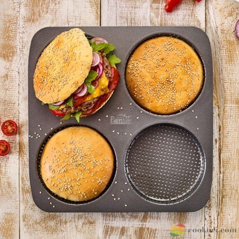 Birkmann Burger buns, Laib und seel, 4pcs