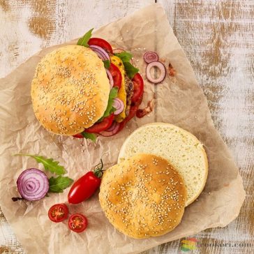 Birkmann Hamburgerzsemle sütőforma, 4db-os