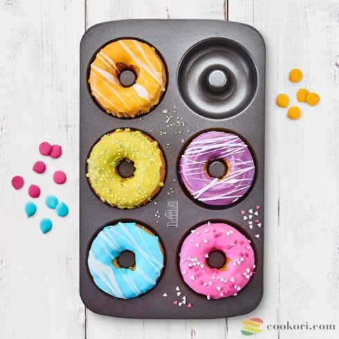 Birkmann "Easy Baking"  Donut pan, 6moulds per tray, 9cm