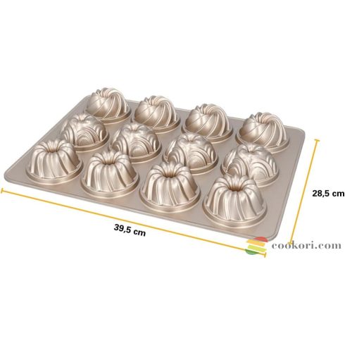 Birkmann Contuora Violet Cast aluminium bundt cake tray