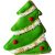 Christmas-tree cookie cutter