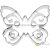 Butterfly cookie cutter