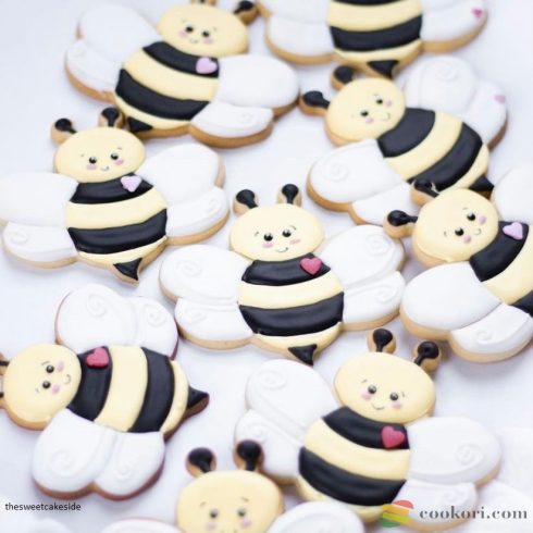 Bee cookie cutter