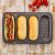 Birkmann Mini bagett/ hot-dog kifli sütőforma, 4db-os