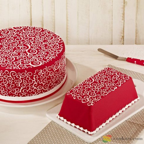 Birkmann Cake stencil set "Krigel"