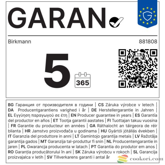 Birkmann Easy Baking négyszögletes csatos tortaforma, 34 x 23,5 cm 