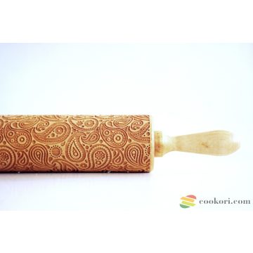 Valek Paisley rolling pin