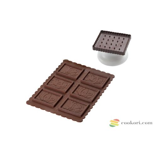 Silikomart Csokis keksz készítő Snowman 